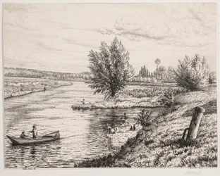 Scene by the Marne River