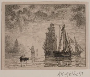 Sails in Foggy Weather