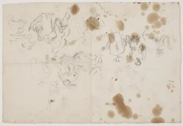 Sheet with Various Compositions and Figure Studies