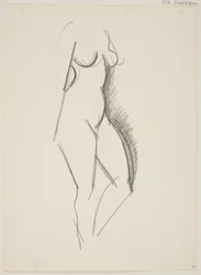 Standing Nude Woman, Turned to the Right