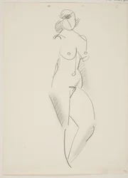 Standing Nude Woman, Turned to the Right