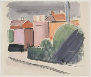 Road with Houses