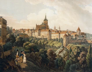 View of Prague from Belvedere