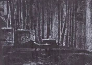 Curtains by Candle Light