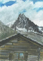 Cabin at Zinal Switzerland, 2011