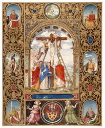 The Deposition from the Cross and Border Fragments from a Missal of Pope Clement VII, after 1523