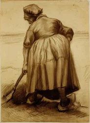 Peasant Woman Digging