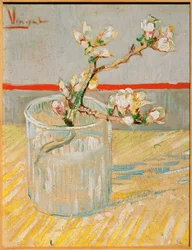 Blossoming Almond Branch in a Glass, March 1888