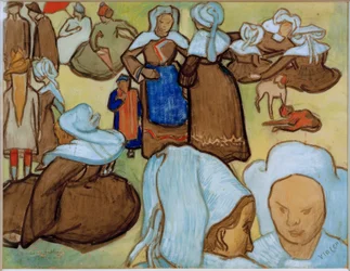 Breton Women on the Meadow