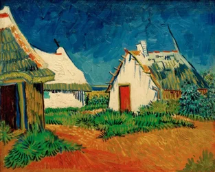 Three White Cottages in Saintes-Maries