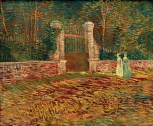 Entrance to Voyer d’Argenson Park in Asnières