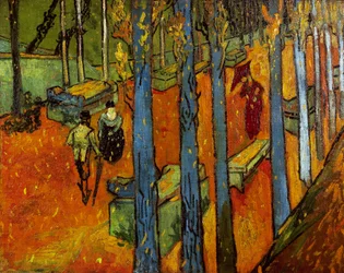 Falling leaves (Les Alyscamps)