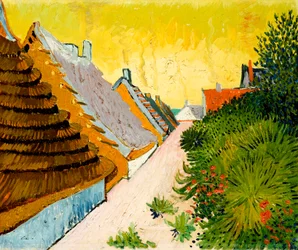 Farmhouses at Saintes-Maries, June 1888