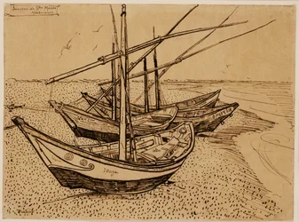 Fishing Boats on the Beach at Saintes-Maries-de-la-Mer
