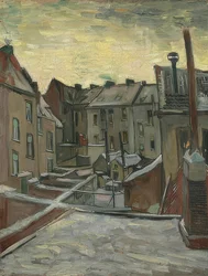 Backyards in Antwerp. 1885-86