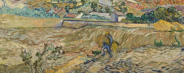 Landscape at Saint-Rémy (Enclosed Field with Peasant)