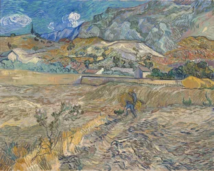 Landscape at Saint-Rémy (Enclosed Field with Peasant)