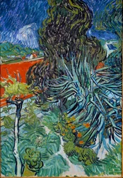 The garden of Dr. Gachet at Auvers-sur-Oise