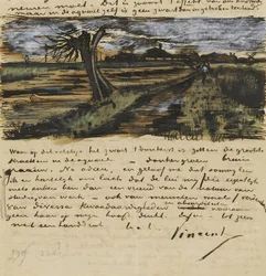 Pollard Willow. Letter to Theo van Gogh