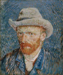 Self-Portrait with Grey Felt Hat