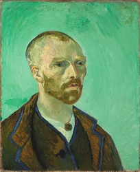 Self-portrait, dedicated to Paul Gauguin
