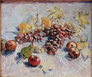Still Life with Grapes, Apples, Lemons and a Pear
