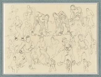 Studies of Peasants Working: Sowers and Diggers