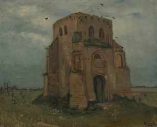 The Old Church Tower at Nuenen (The Peasants