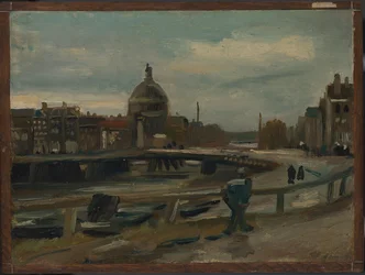 The Singel near the Lutheran Church in Amsterdam