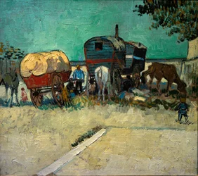 Trailers, Bohemian Encampment in the Vicinity of Arles
