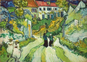 Stairs in Auvers. 1890