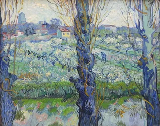 View of Arles, Flowering Orchards