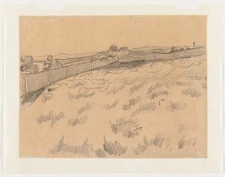 View of the Field behind Saint Paul’s Asylum in Saint-Rémy-de-Provence