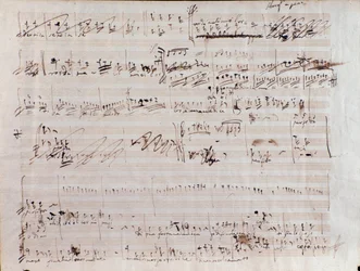 Sheet Music Page for The Pirate, Opera by Vincenzo Bellini