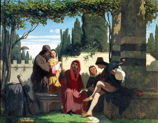 Florentine Troubadours in the 14th Century, 1860