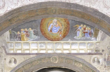 God and cherubs