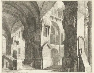 Corridor Around a Courtyard (Caprici di Scene Teatrali)