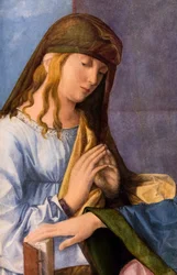 Virgin and Child and a Saint