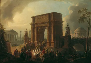 Triumphal Procession of a General through the Arch of Titus