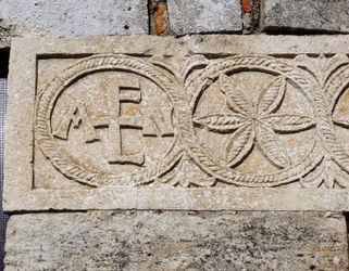 Detail of the Western Façade of the Church of Santa Maria de Lara, Quintanilla de las Vinas, Spain