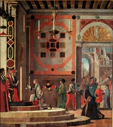 Cycle of the Life of Saint Ursula, Second Table: Goodbye of Ambassadors
