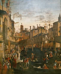 Miracle of the Relic of the Holy Cross in the Campo San Lio, Venice