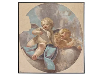 Frescos of angels, originally from St. Augustinus church