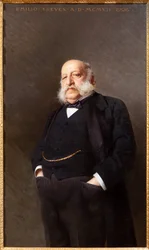 Portrait of the publisher Emilio Treves