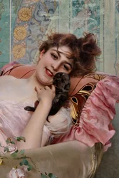 Lady with a Little Dog (detail)