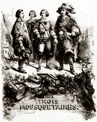 Title page from "The Three Musketeers"
