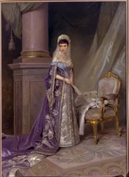 Portrait of Empress Maria Feodorovna, Princess Dagmar of Denmark (1847-1928)