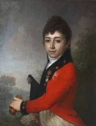 Portrait of Baron Alexey Nikolaevich Serdobin 1790-1834 as Child