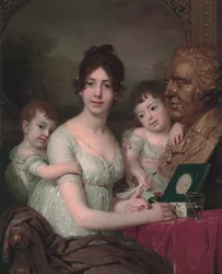 Portrait of Countess Liubov Ilyinichna Kusheleva, née Bezborodko with Children, 1803