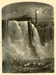 West Side, Upper Falls of the Genesee, 1874